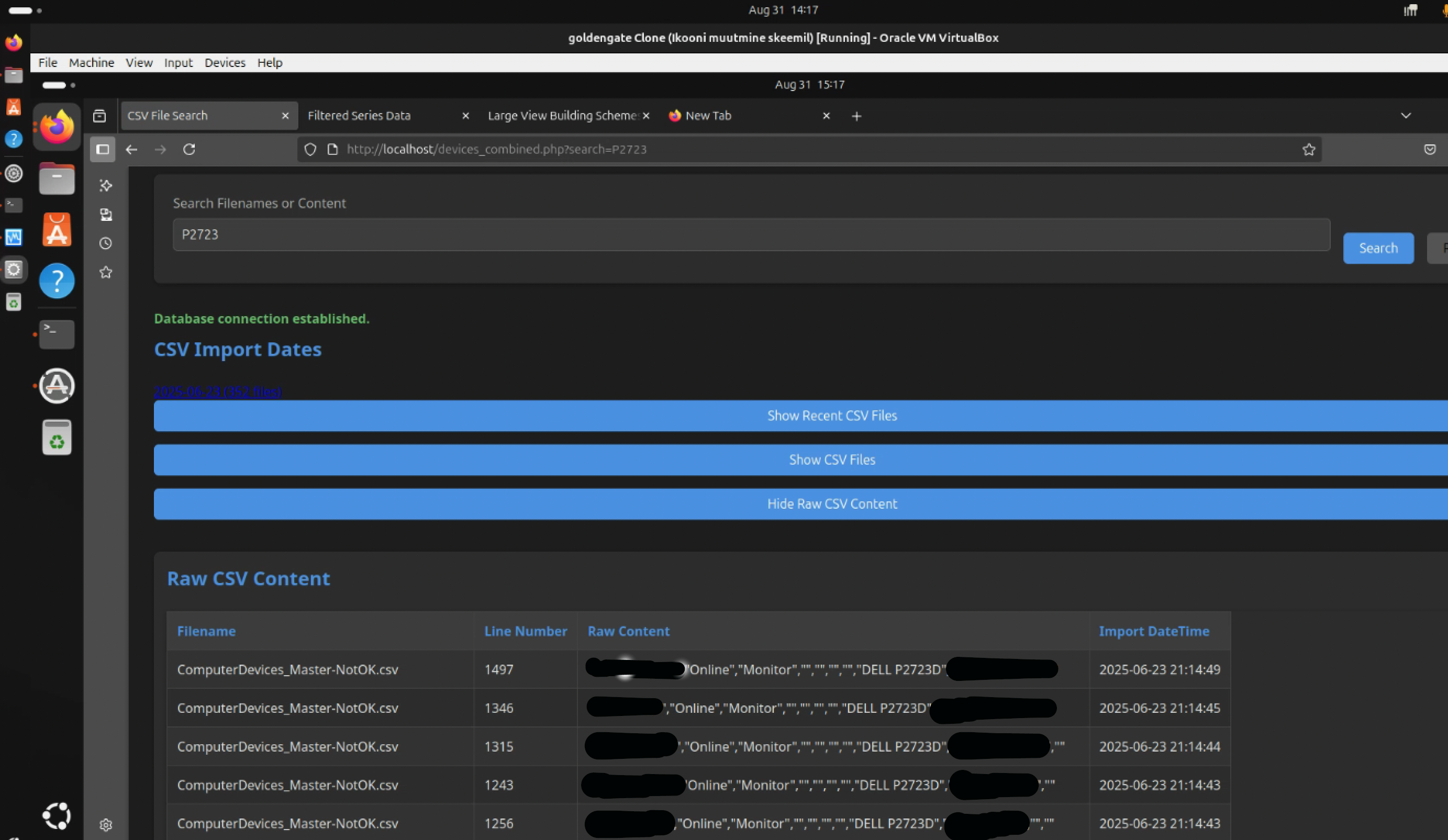 CSV Search